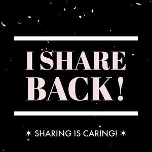 I share back!